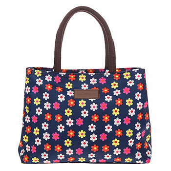 Flowerpower Waterproof Handbag Navy